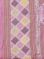Thumbnail for Printed & Lace Yoke Embroidered Kurta With Pant & Dupatta, Multicolor - Hiral Fashion - Distacart