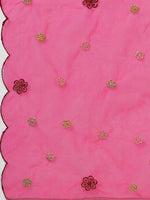Thumbnail for Hand Embroidered Kurta With Pant & Embroidered Organza Dupatta Premium, Multicolor - Hiral Fashion - Distacart