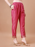 Thumbnail for Hand Embroidered Kurta With Pant & Embroidered Organza Dupatta Premium, Multicolor - Hiral Fashion - Distacart