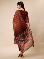 Thumbnail for Leheriya Printed & Embroidered Kurta With Pant And Dupatta Set, Multicolor - Hiral Fashion - Dista