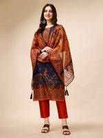 Thumbnail for Ethnic Motif Printed & Embroidered Kurta With Pant & Dupatta Set, Multicolor - Hiral Fashion - Distacart