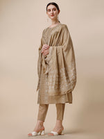 Thumbnail for Embroidered & Printed Kurta With Pant And Dupatta Set, Multicolor - Hiral Fashion - Distacart