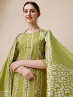 Thumbnail for Printed & Embroidered Kurta With Pant & Printed Dupatta Set, Multicolor - Hiral Fashion - Distacart