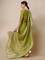 Thumbnail for Printed & Embroidered Kurta With Pant & Printed Dupatta Set, Multicolor - Hiral Fashion - Distacart