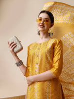 Thumbnail for Printed & Embroidered Kurta With Pant & Dupatta Set, Multicolor - Hiral Fashion - Distacart