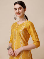 Thumbnail for Printed & Embroidered Kurta With Pant & Dupatta Set, Multicolor - Hiral Fashion - Distacart
