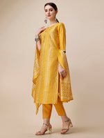 Thumbnail for Printed & Embroidered Kurta With Pant & Dupatta Set, Multicolor - Hiral Fashion - Distacart
