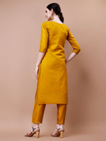 Thumbnail for Hand Embroidered And Embellished Kurta With Pant And Dupatta Set, Multicolor - Hiral Fashion - Distacart