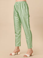 Thumbnail for Hand Embroidered Kurta With Pant And Dupatta Set, Multicolor - Hiral Fashion - Distacart