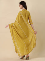 Thumbnail for Embellished Buttoned Kurta With Pant And Dupatta Set, Multicolor - Hiral Fashion - Distacart