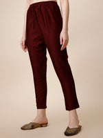 Thumbnail for Embroidered Maroon Kurta With Pant And Dupatta Set, Multicolor - Hiral Fashion - Distacart