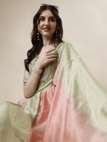 Thumbnail for Embroidered Kurta With Pant And Dupatta Set, Multicolor - Hiral Fashion - Distacart