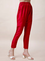 Thumbnail for Embroidered And Leheriya Printed Kurta With Pant And Dupatta Set, Multicolor - Hiral Fashion - Distacart