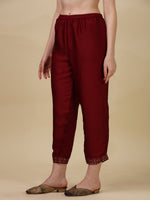 Thumbnail for Foil Printed Kurta With Pant And Dupatta Set, Multicolor - Hiral Fashion - Distacart