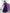 Evanik Purple Pure Roman Silk Chanderi With Fully Flair Anarkali Pant With Dupatta