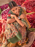 Thumbnail for NOZ2TOZ Women's Silk Blend Beige Printed Designer Saree With Blouse Piece - Distacart