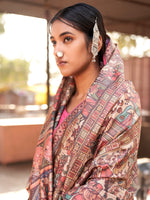 Thumbnail for NOZ2TOZ Women's Silk Blend Beige Printed Designer Saree With Blouse Piece - Distacart