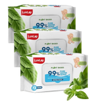Thumbnail for LuvLap Plant Based 99% Pure Water Extra Thick Unscented Baby Wipes - Distacart