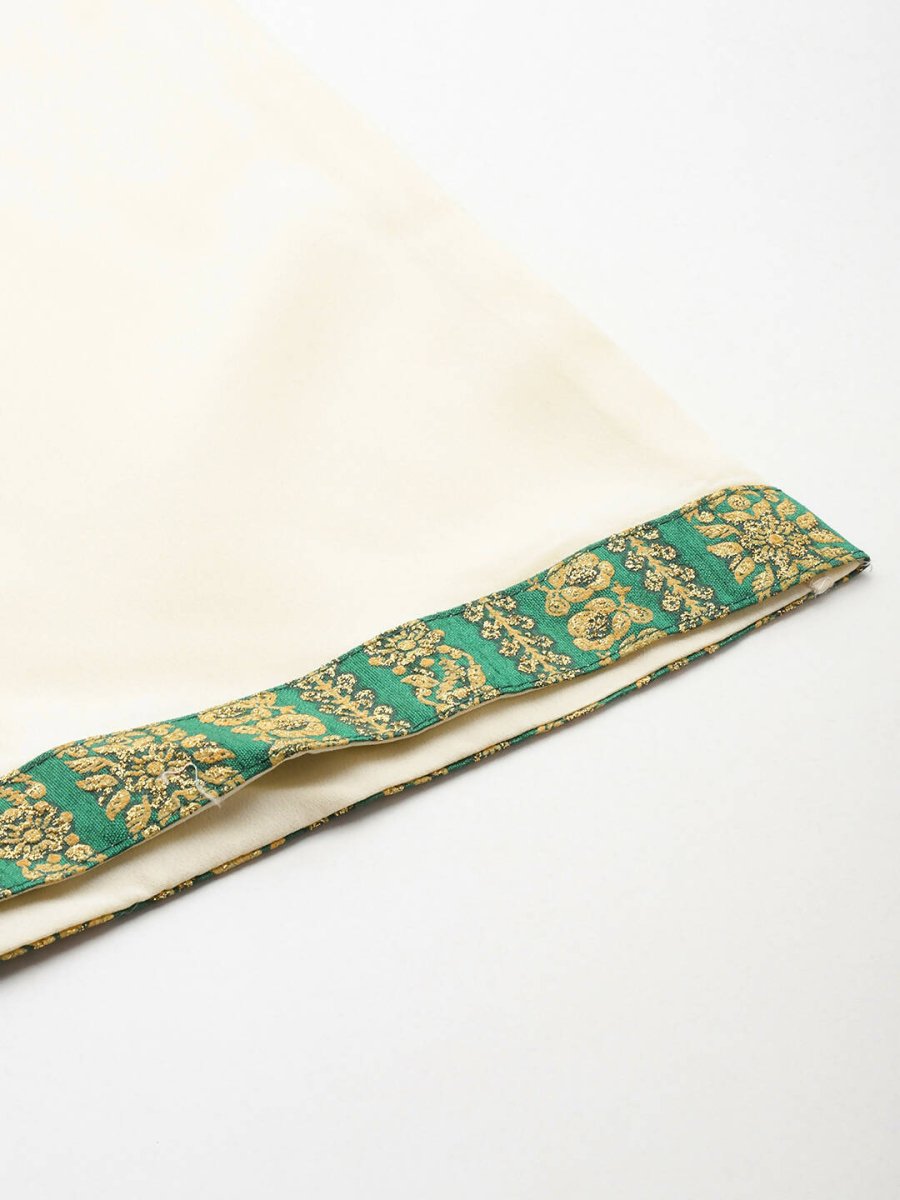 Ahalyaa Women's Traditional wear Kurta Set - Off White - Distacart