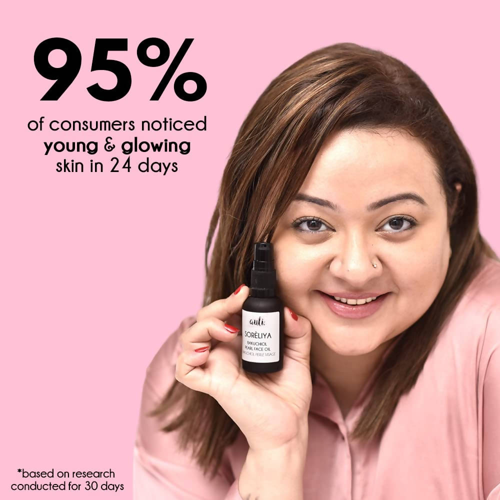 Auli Soreliya Bakuchiol Pearl Anti-Ageing Face Oil - Distacart