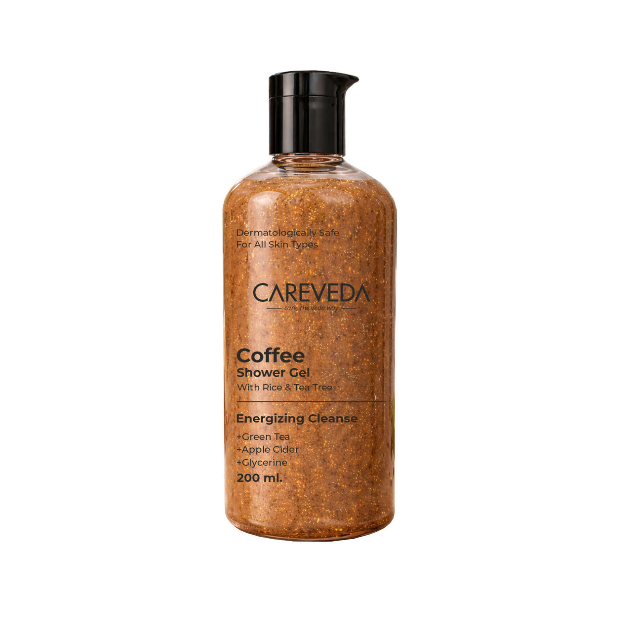 CareVeda Coffee Shower Gel | Deep Cleansing, Hydrating & Refreshing Skin - Dista