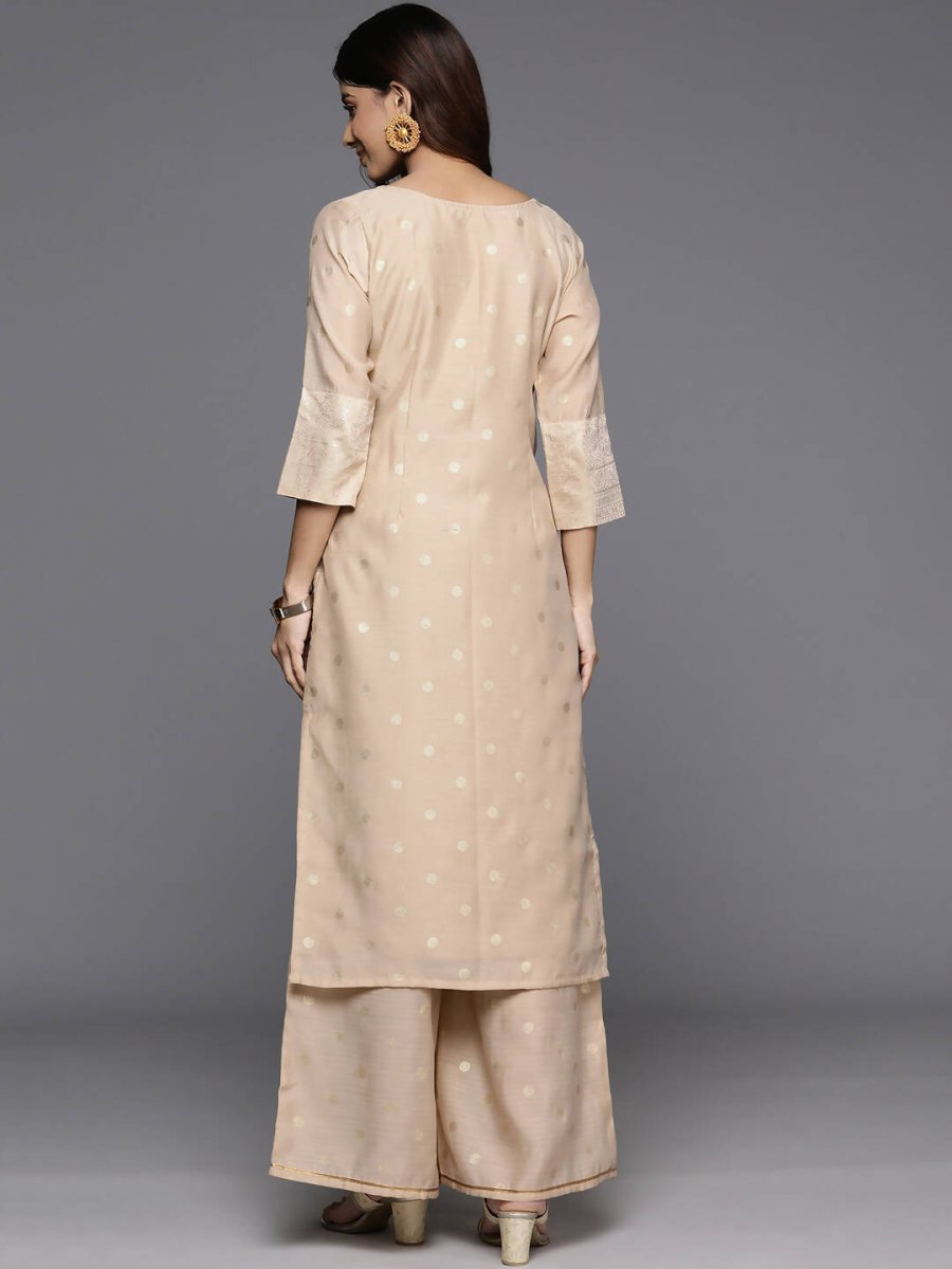 Ahalyaa Women's Traditional wear Kurta Set - Tan - Distacart