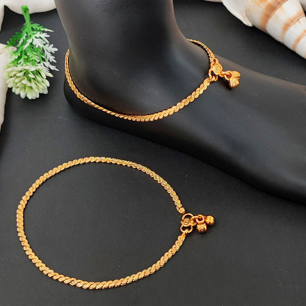 JS Fashion Designer High Gold Polish Fancy Style Payal for Women & Girls - Distacart