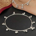 Thumbnail for JS Fashion Ethnic Oxidized Chain Payal with Danglers for Women & Girls - Distacart