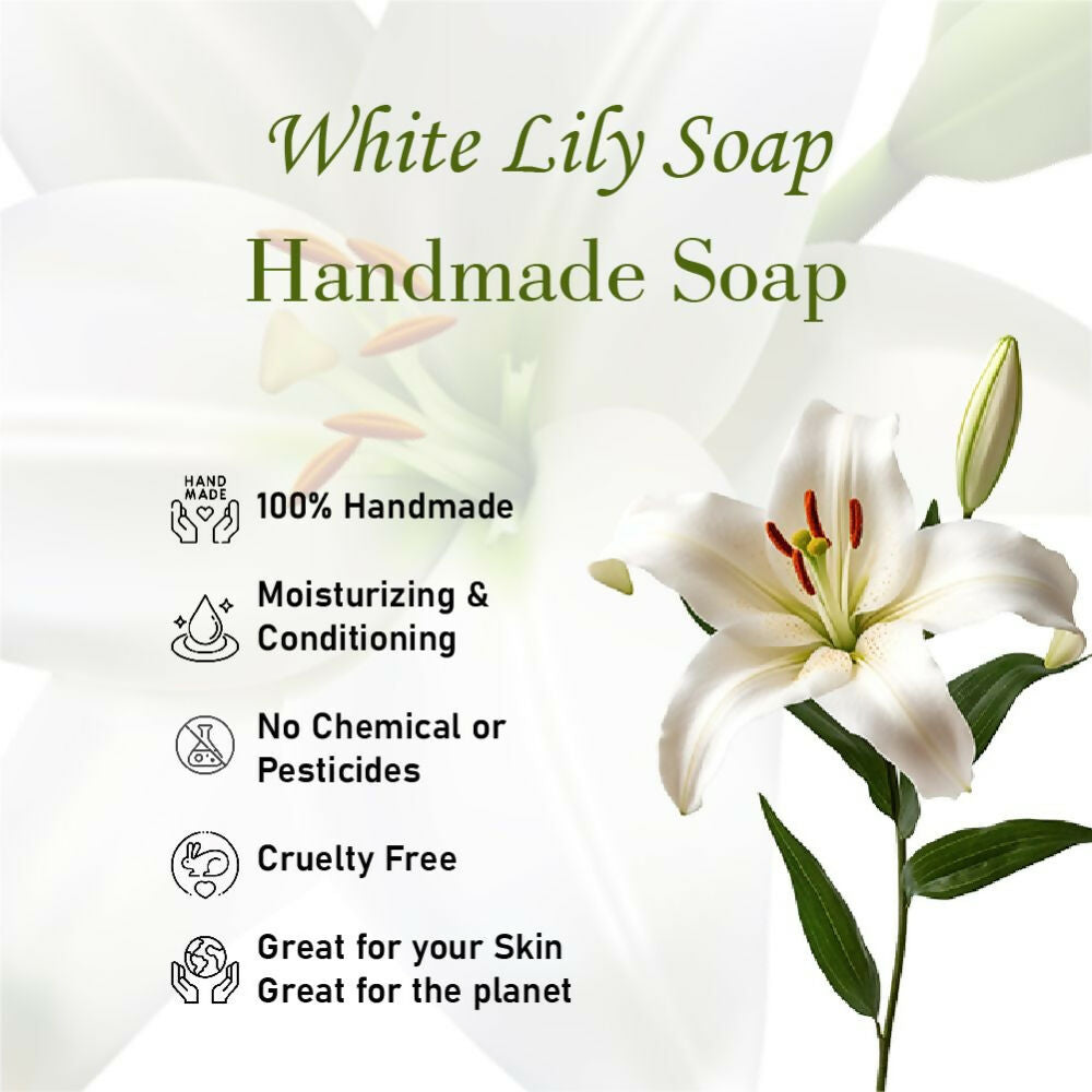 white lily soap Prakriti Herbal Soap White Lily