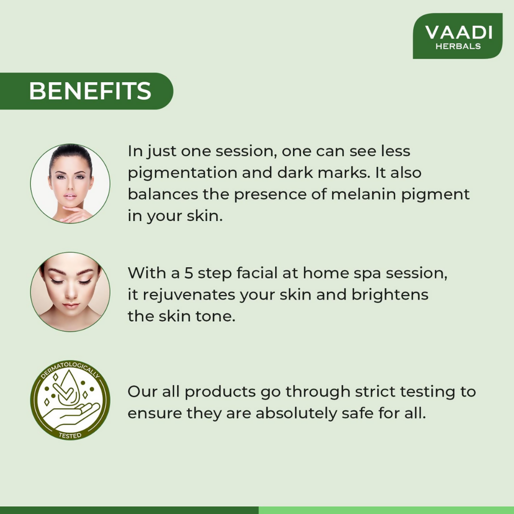 Vaadi Herbals Lemongrass Anti Pigmentation Spa Facial Kit - Dista