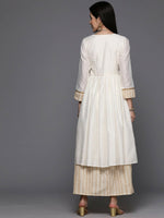Thumbnail for Ahalyaa Women's Traditional wear Ethnic Dress - Off White - Distacart
