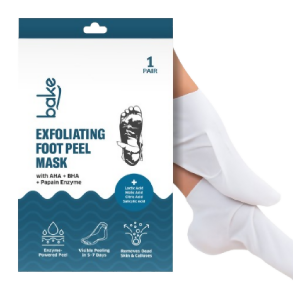 Bake AHA + BHA Peeling & Exfoliating Foot Mask - Distacart
