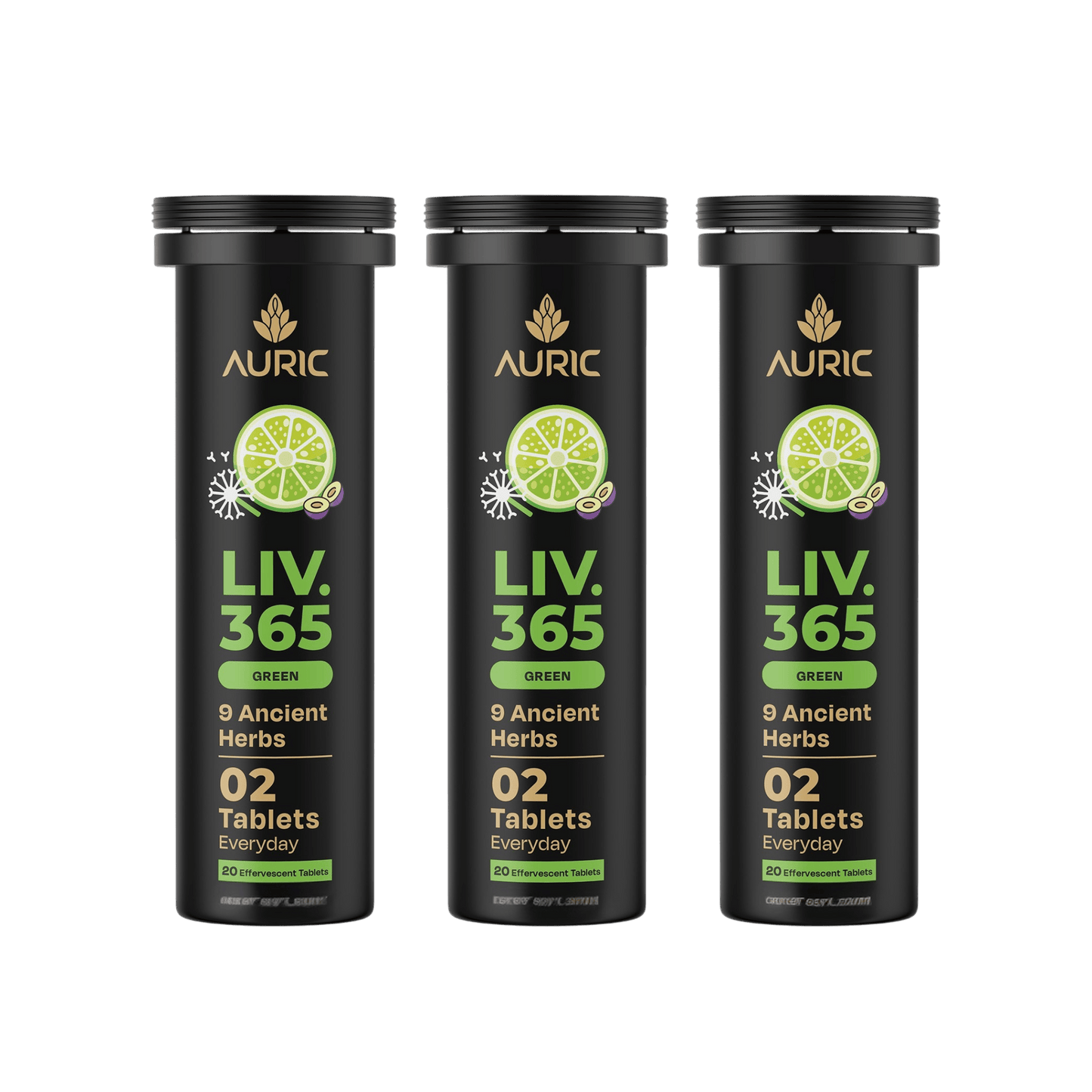 Auric Liv365 Tablets | Lemon Flavour - Dista
