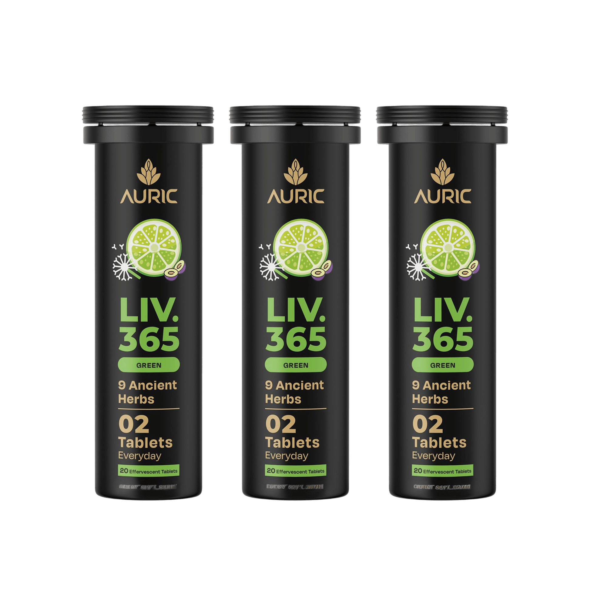 Auric Liv365 Tablets | Lemon Flavour - Dista