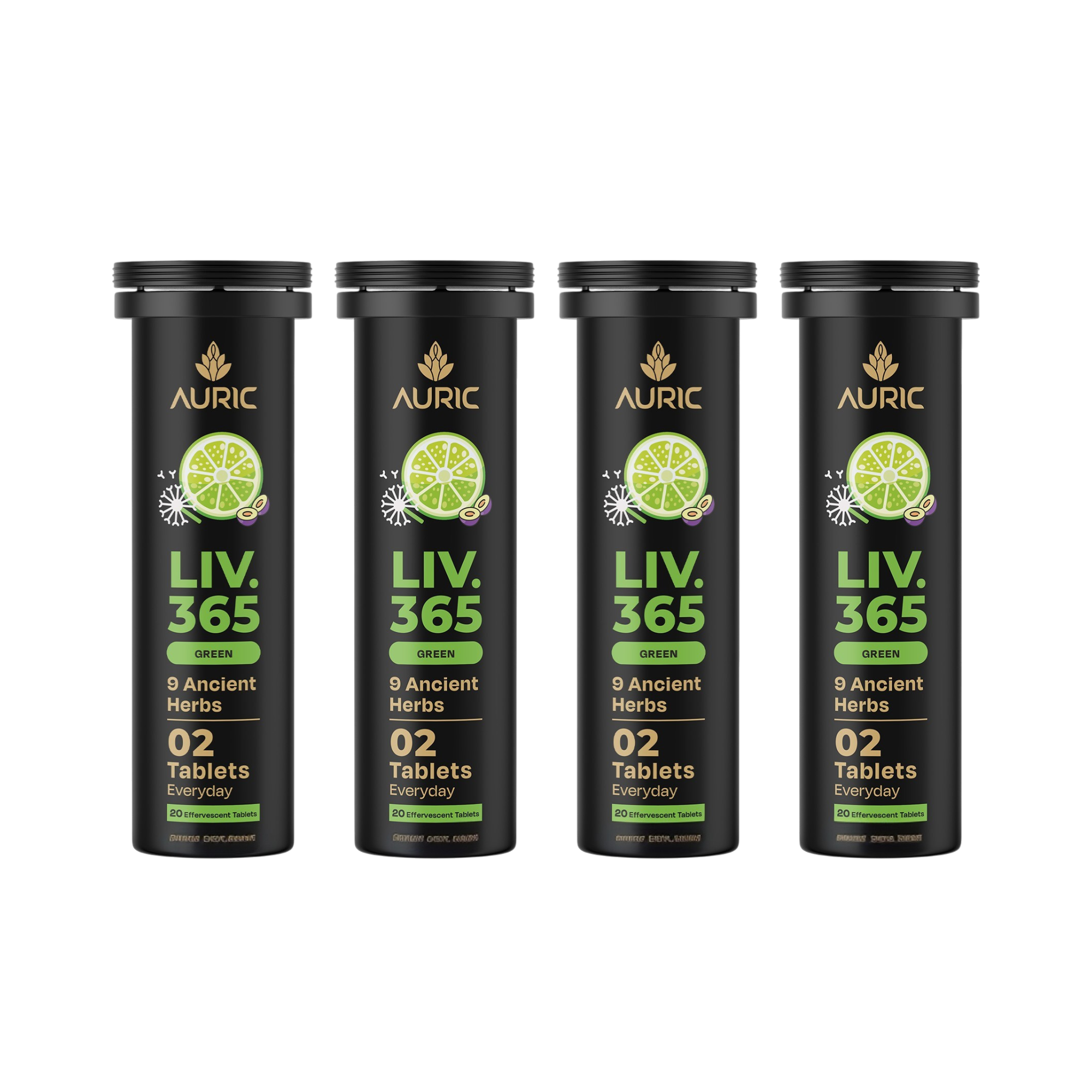 Auric Liv365 Tablets | Lemon Flavour