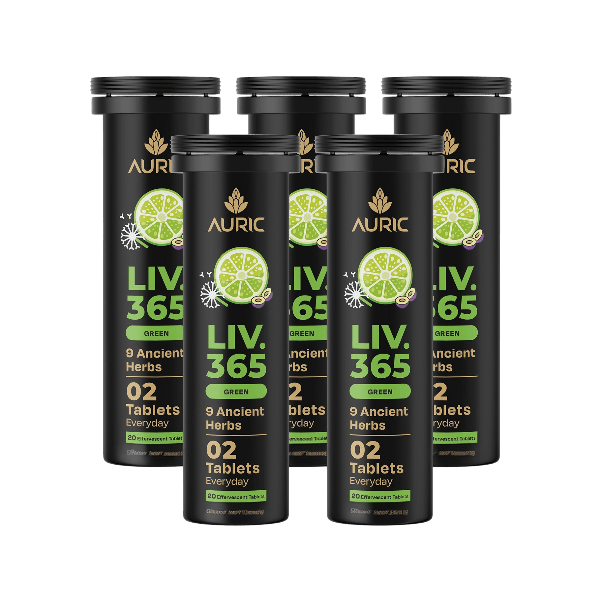 Auric Liv365 Tablets | Lemon Flavour - Dista