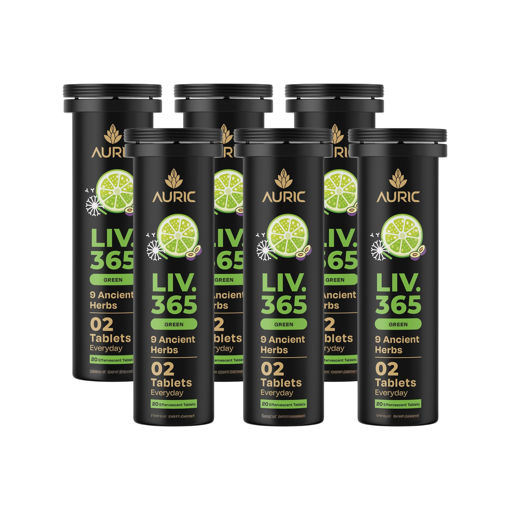 Auric Liv365 Tablets | Lemon Flavour