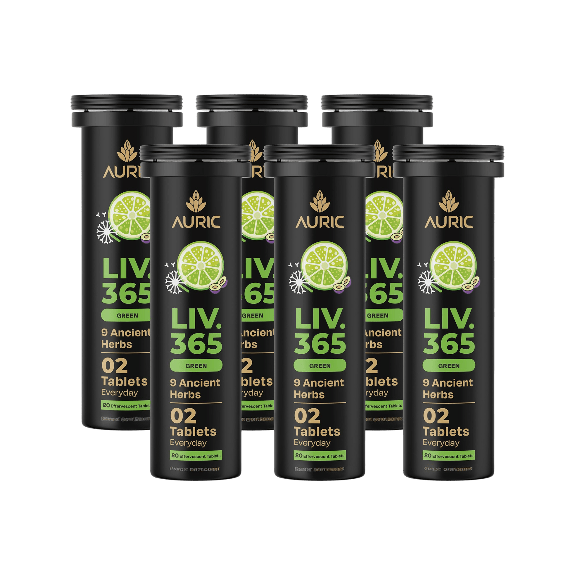 Auric Liv365 Tablets | Lemon Flavour - Dista