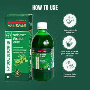 Baidyanath Vansaar Wheat Grass Juice - Distacart