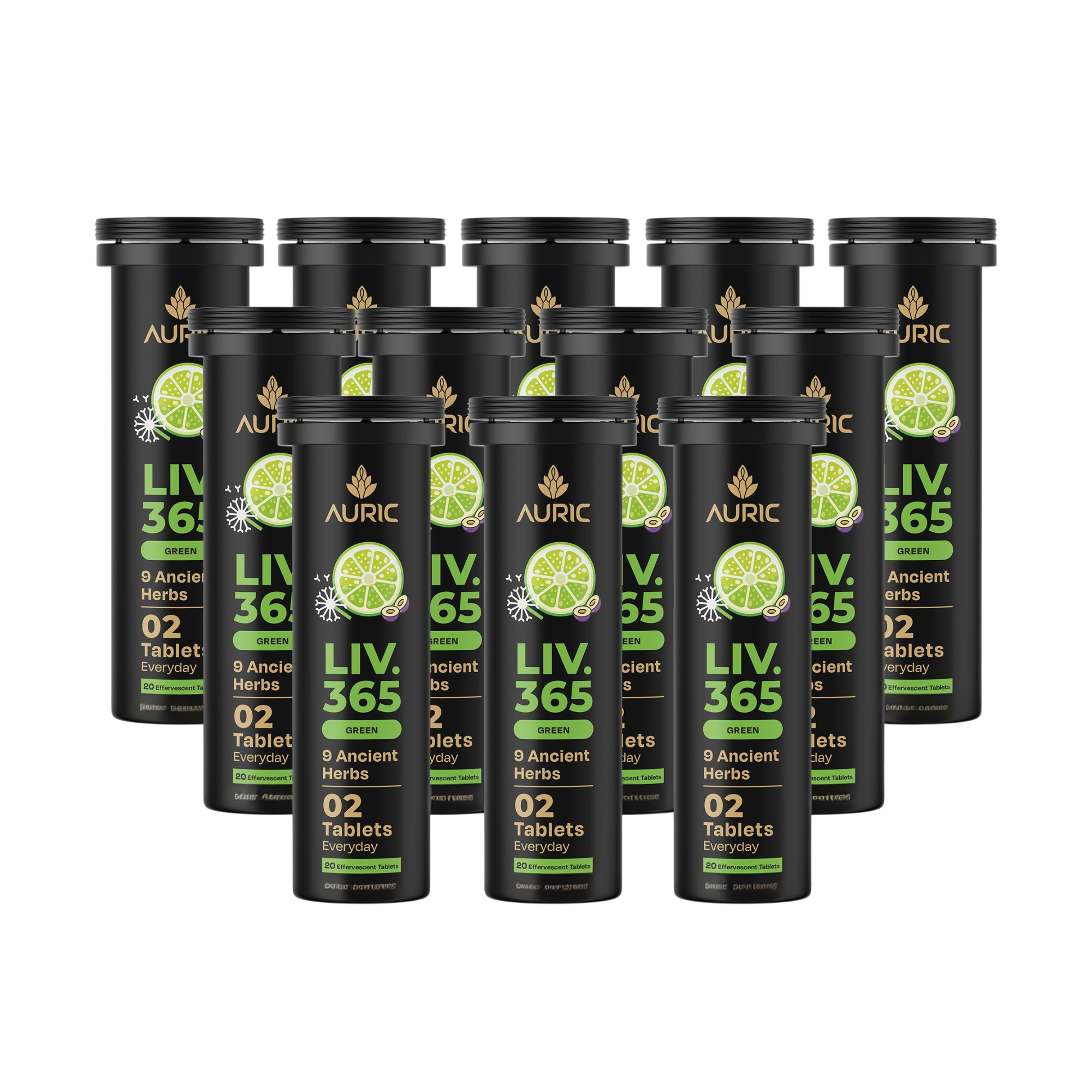 Auric Liv365 Tablets | Lemon Flavour
