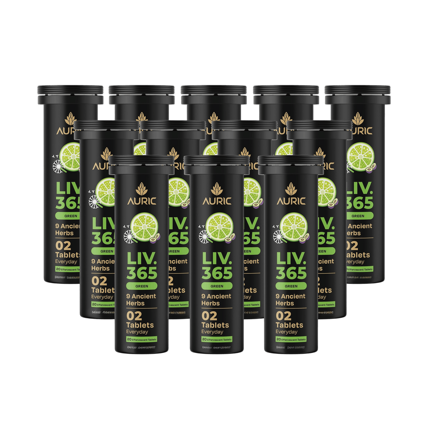 Auric Liv365 Tablets | Lemon Flavour - Dista