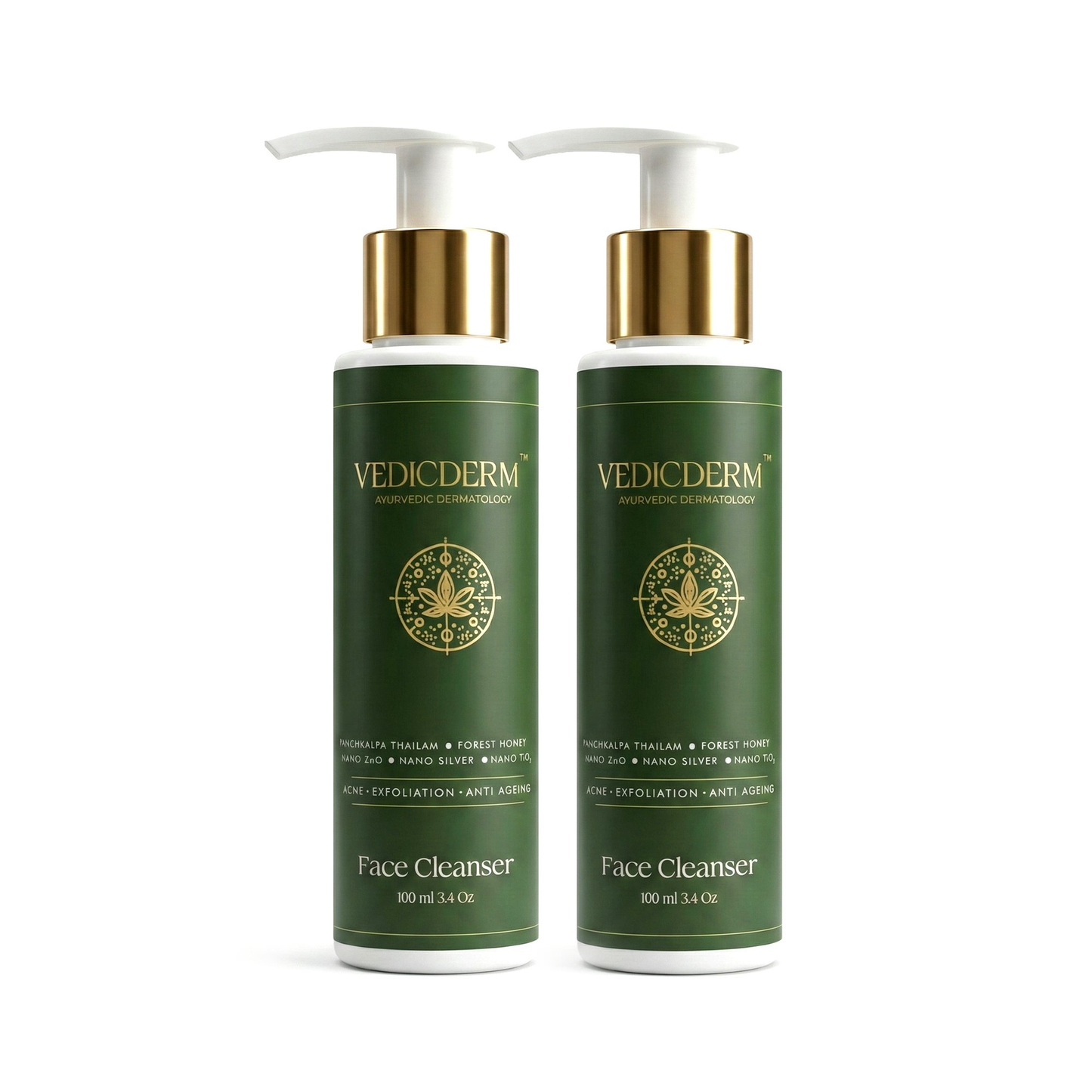VedicDerm Red Vine Deep Facial Cleanser with Witch Hazel Extract - Distacart