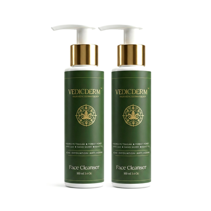 VedicDerm Red Vine Deep Facial Cleanser with Witch Hazel Extract - Distacart