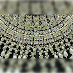 Thumbnail for Jewel City Royal Pearl and Crystal Choker Set - Gold-Plated Wedding Jewelry with Earrings and Ring