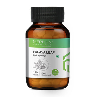 Merlion Naturals Papaya Leaf 500mg Tablets - Distacart