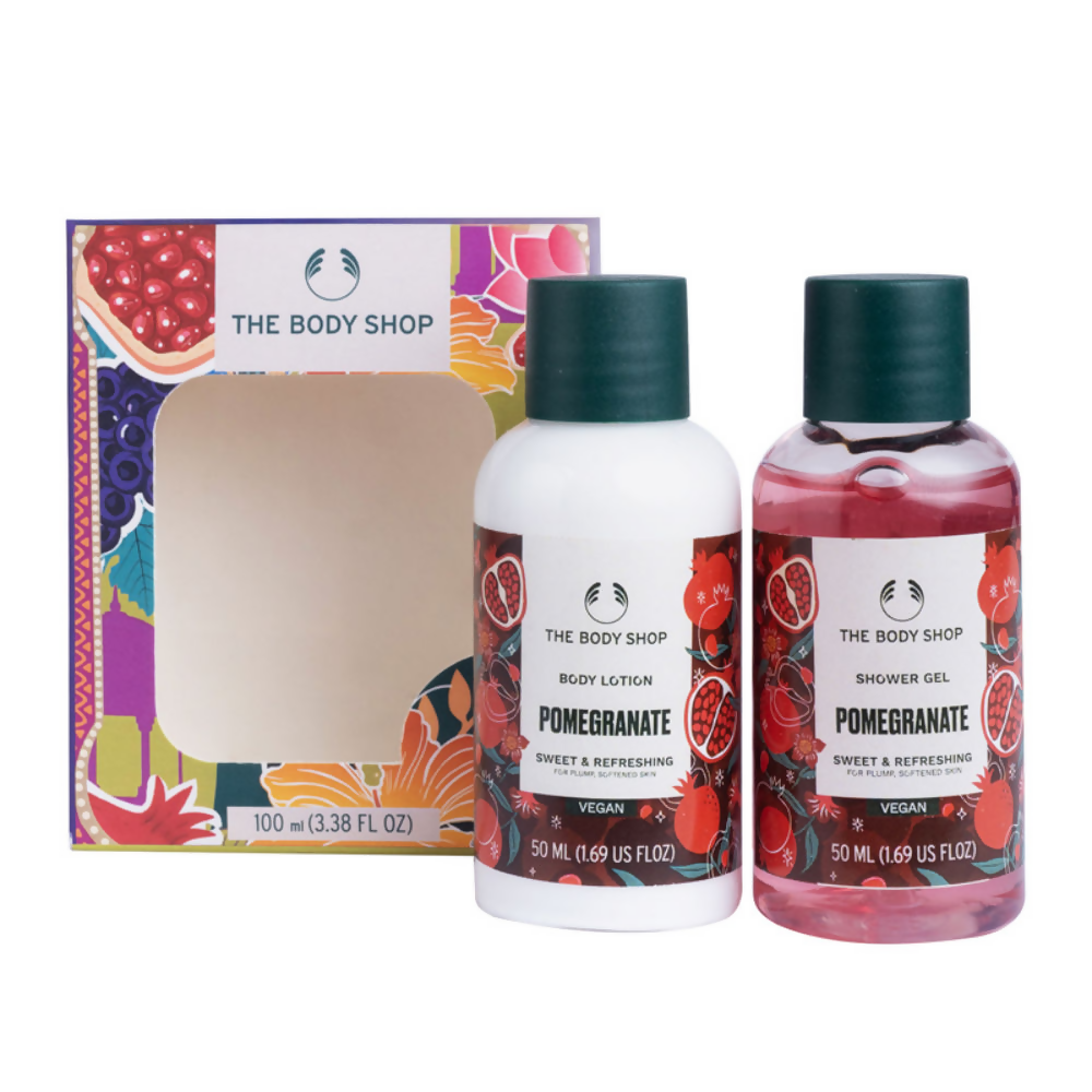The Body Shop Pomegranate Shower Gel & Body Lotion Gift Set - Distacart