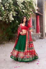 Thumbnail for Lehenga Mart Designer Wedding Lehenga Choli For Women - Red - Distacart