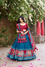 Thumbnail for Lehenga Mart Designer Wedding Lehenga Choli For Women - Red - Distacart