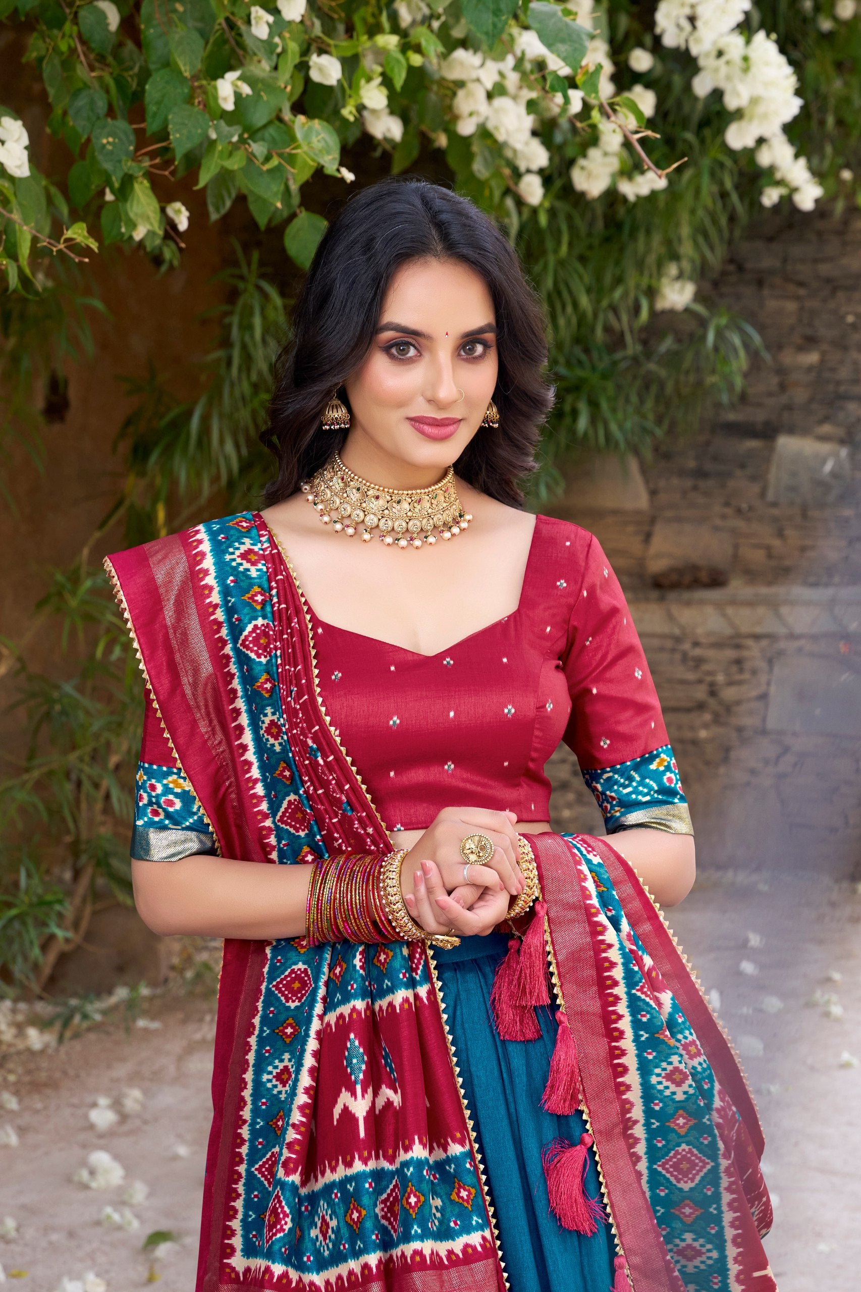 Lehenga Mart Designer Wedding Lehenga Choli For Women - Red - Distacart