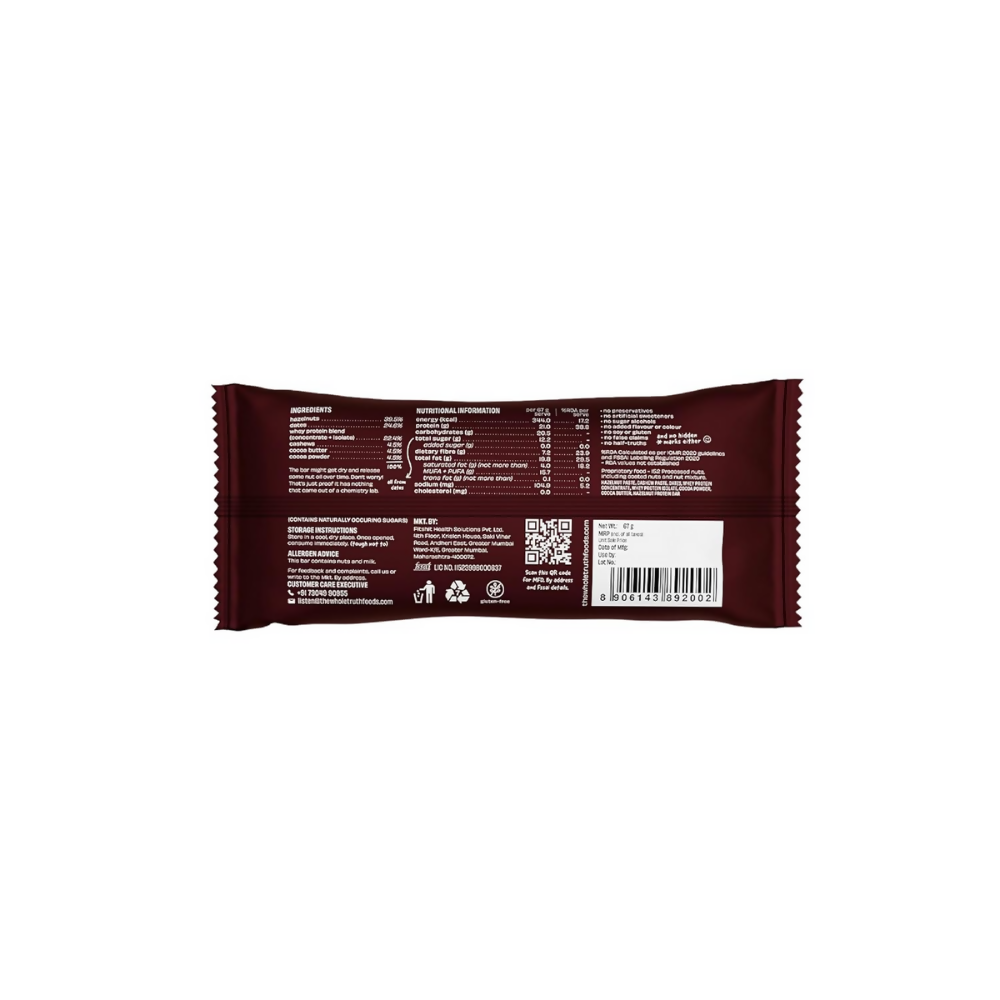 The Whole Truth High Protein Hazelnut Cocoa Protein Bar